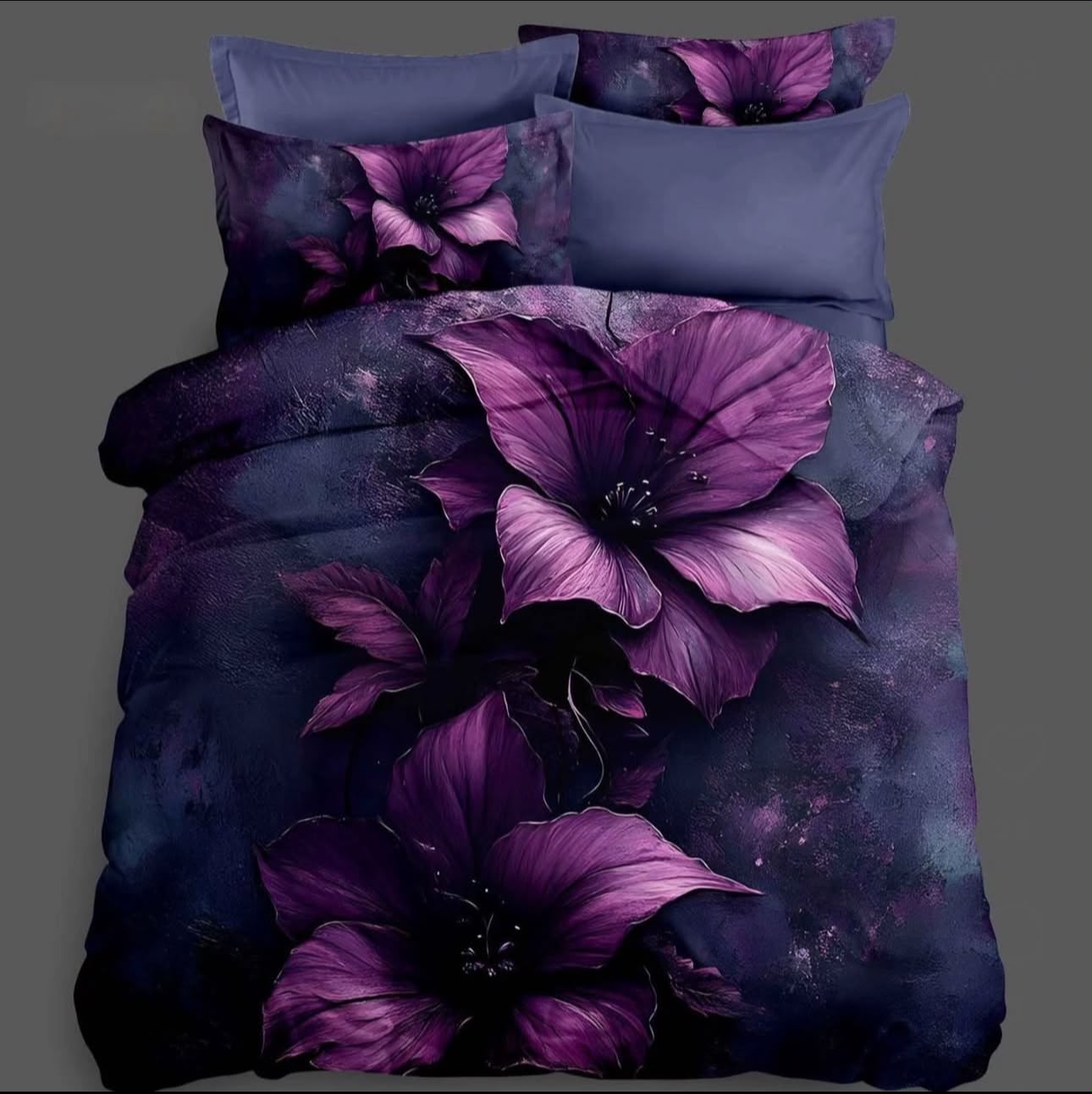 Premium 5D Printed Bedsheet - BM-46