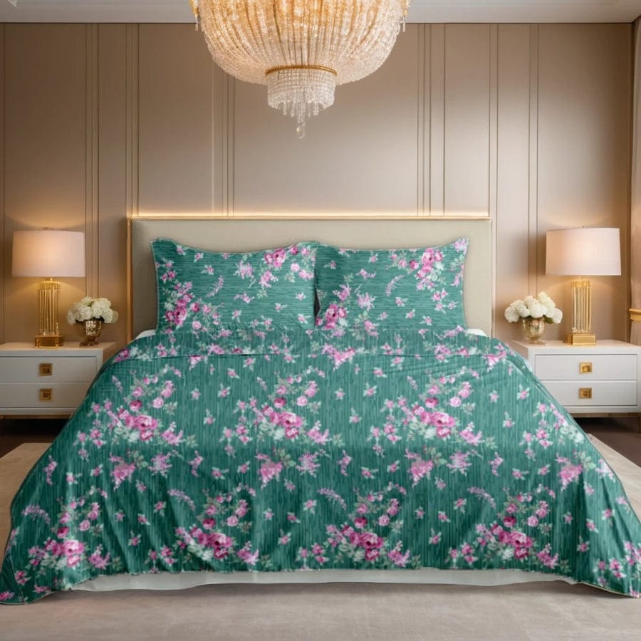 Premium Printed Bed Sheet Set - BM19