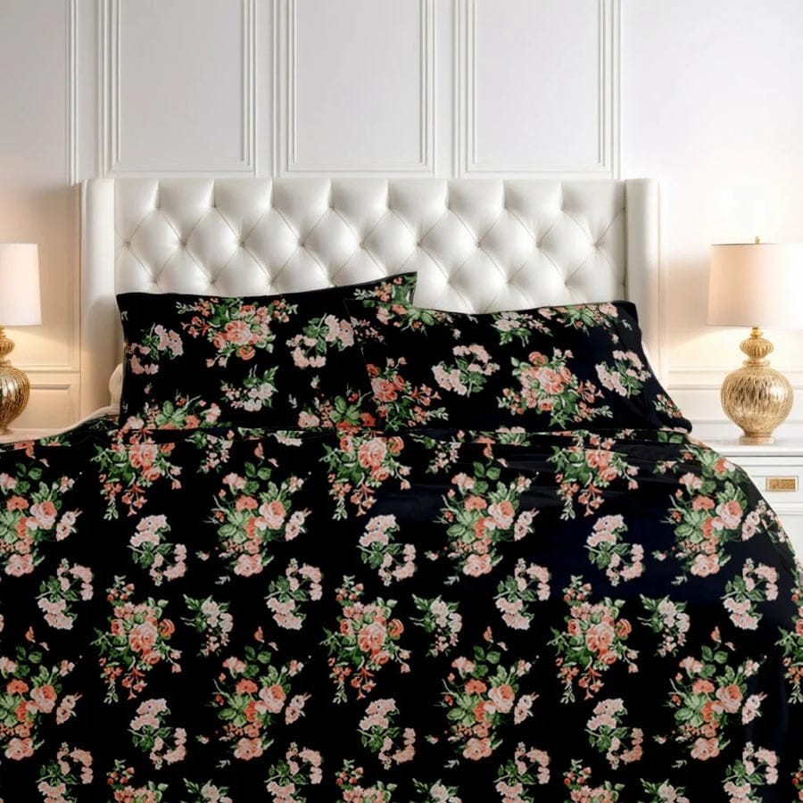 Premium Printed Bed Sheet Set - BM16