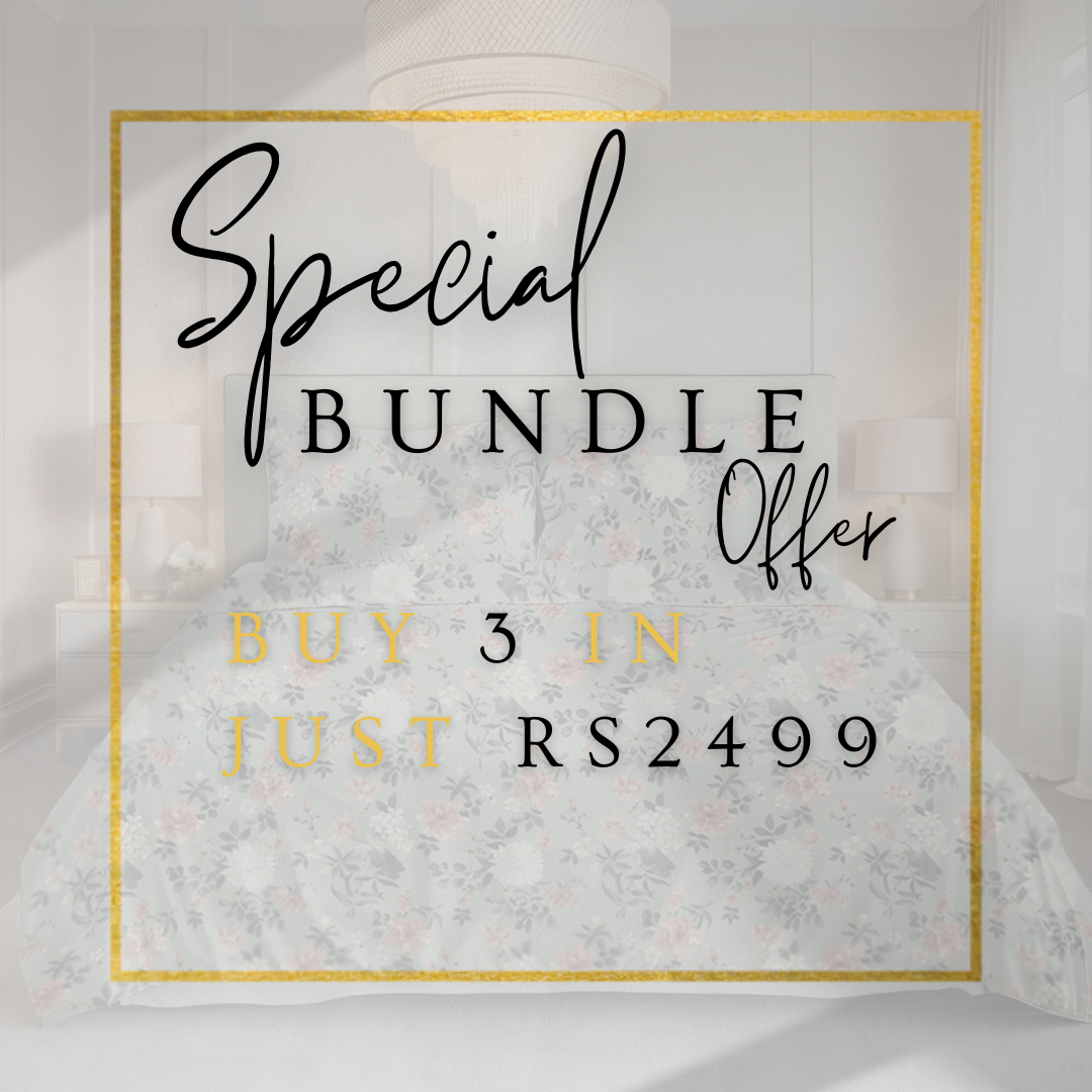 Buy Any 3 bedsheet in Rs 2499