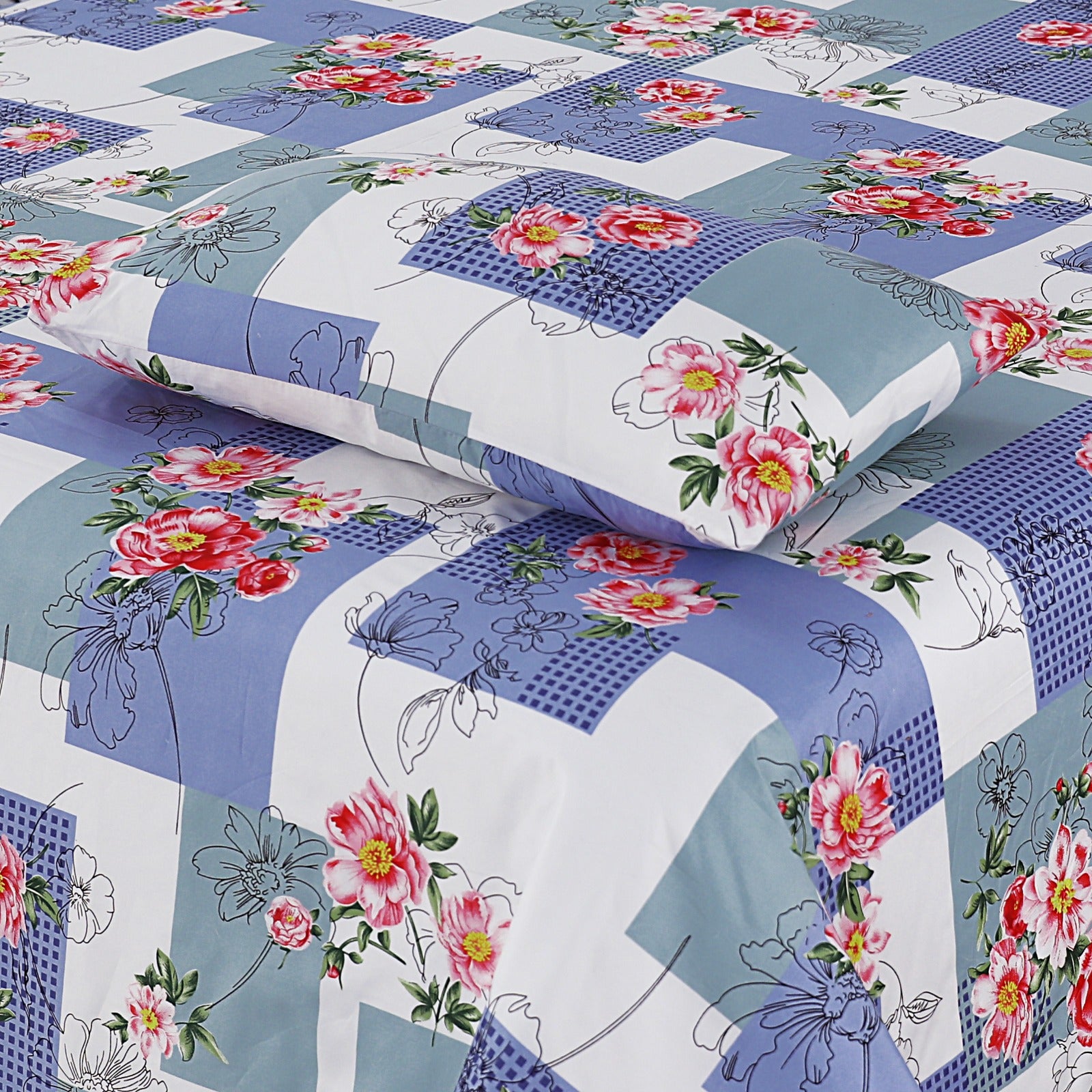 premium Printed Bed Sheet Set - BM01