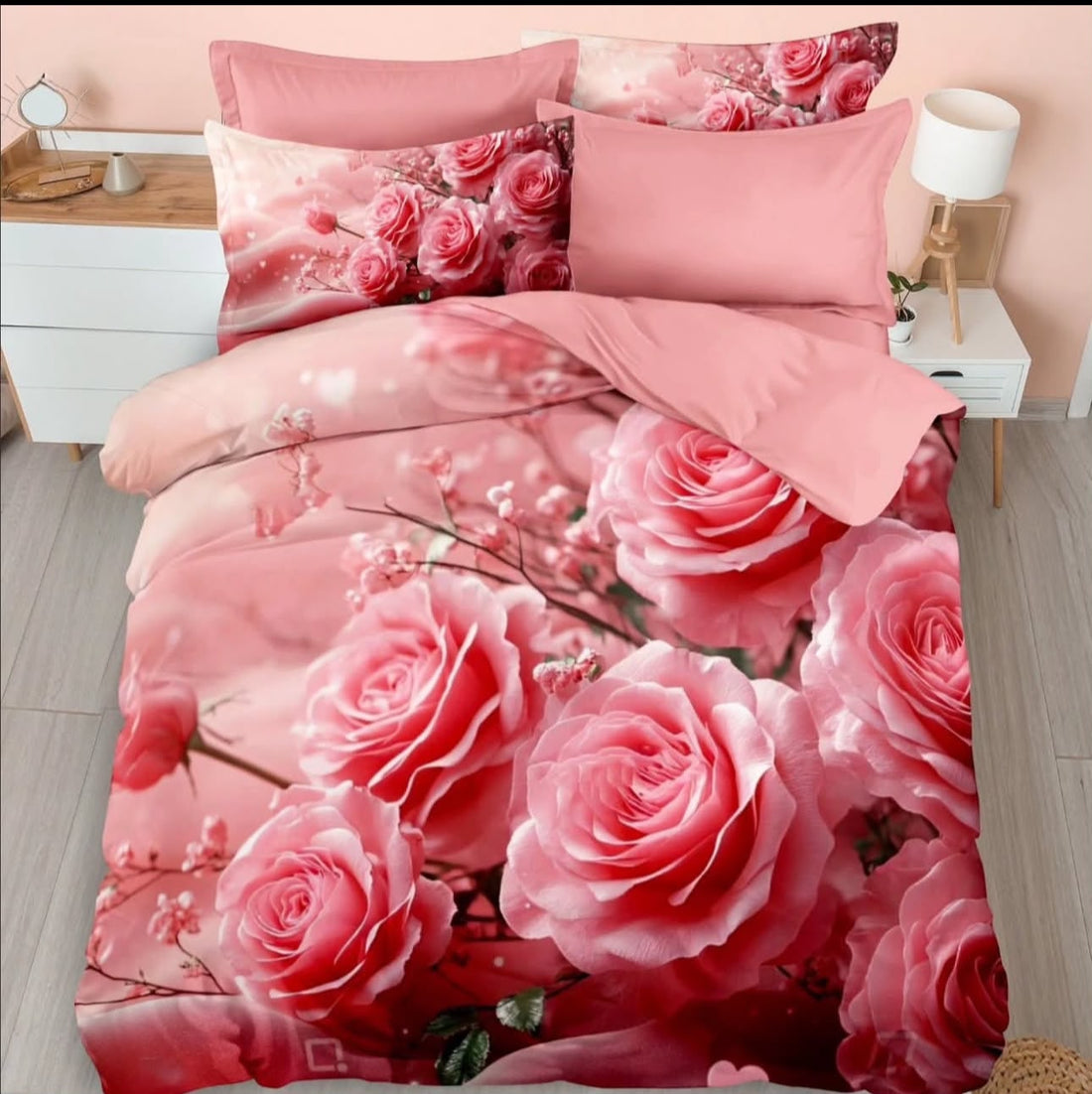 Premium 5D Printed Bedsheet - BM-32