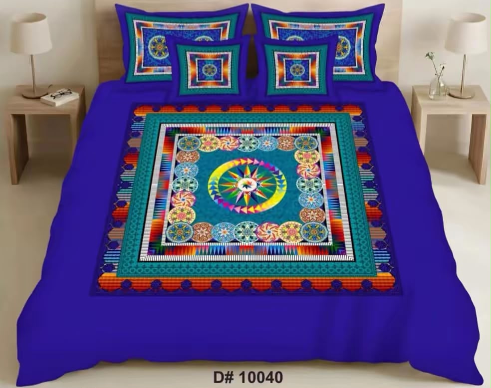 Premium 5D Printed Bedsheet - BM-13
