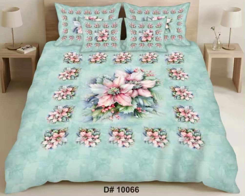 Premium 5D Printed Bedsheet - BM-01