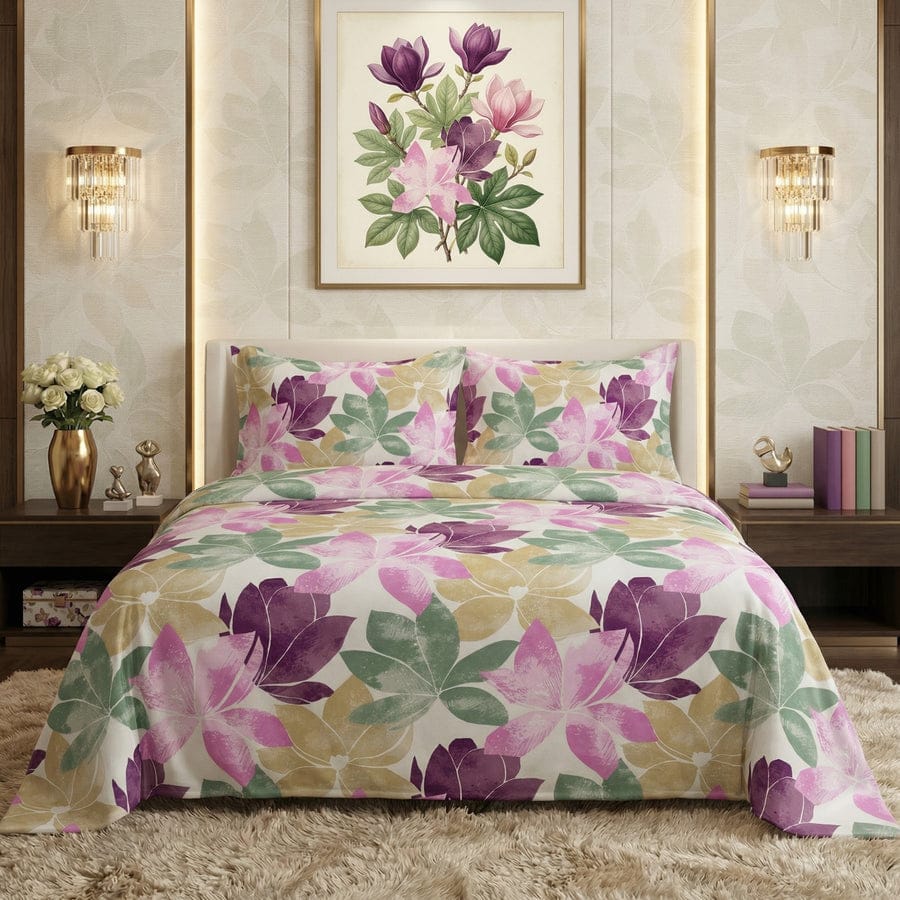 Premium Printed Bed Sheet Set - BM75