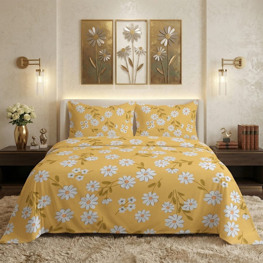 Premium Printed Bed Sheet Set - BM73