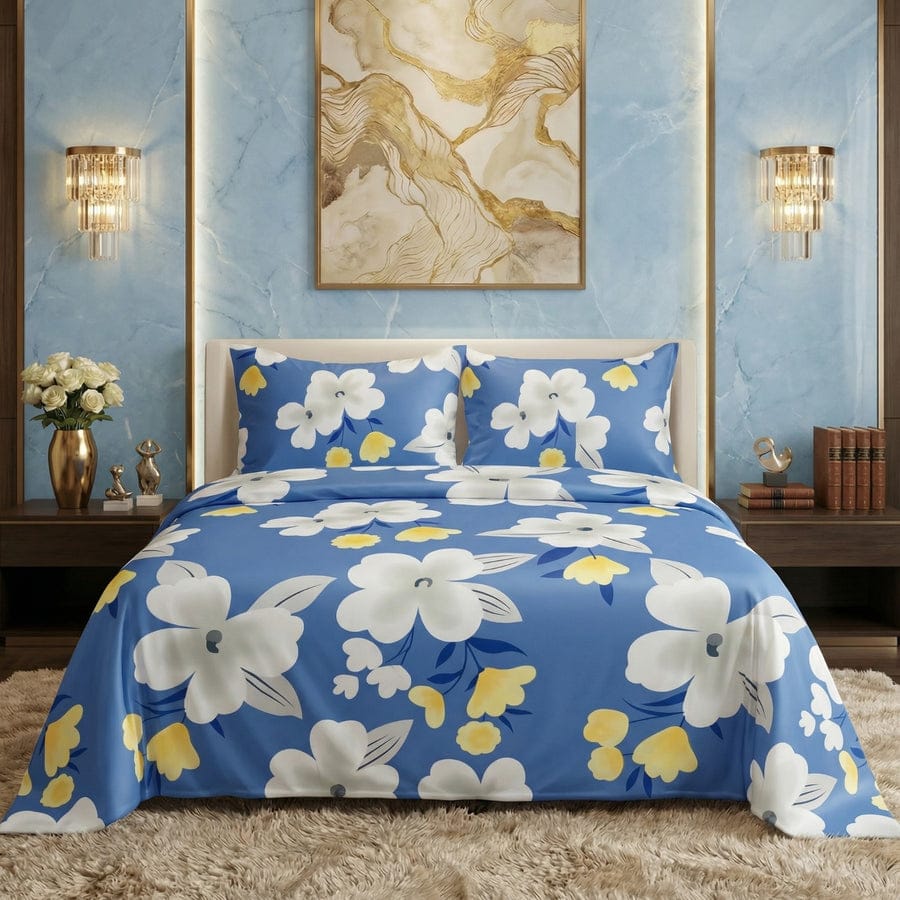 Premium Printed Bed Sheet Set - BM74