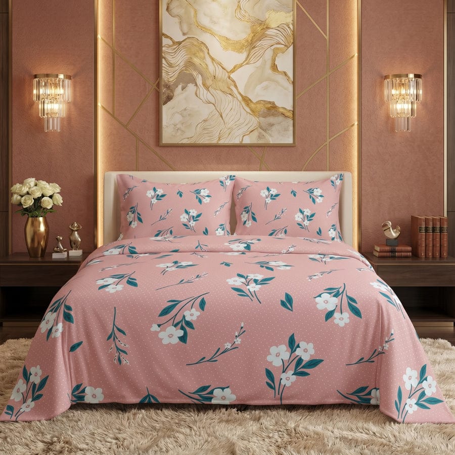 Premium Printed Bed Sheet Set - BM71