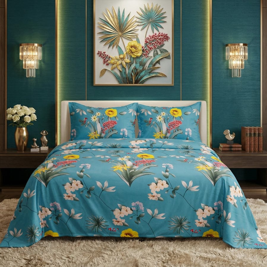 Premium Printed Bed Sheet Set - BM70