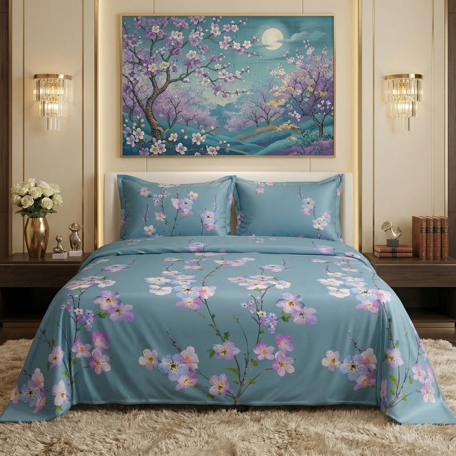 Premium Printed Bed Sheet Set - BM68