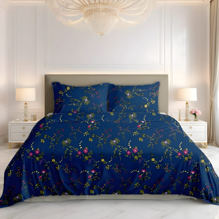 Premium Printed Bed Sheet Set - BM64