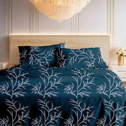 Premium Printed Bed Sheet Set - BM55