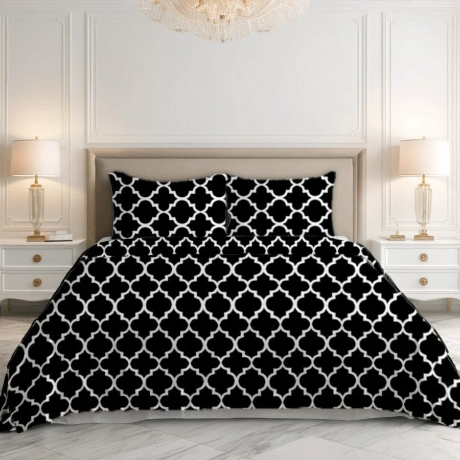 Premium Printed Bed Sheet Set - BM45