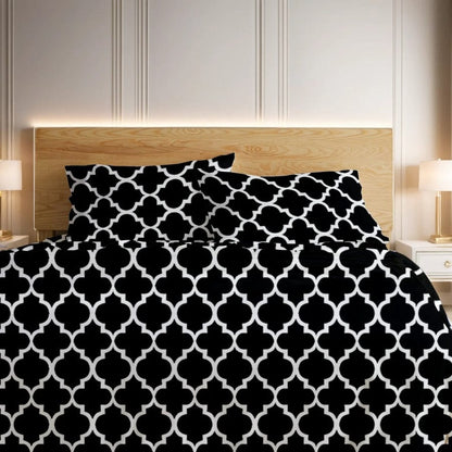 Premium Printed Bed Sheet Set - BM45