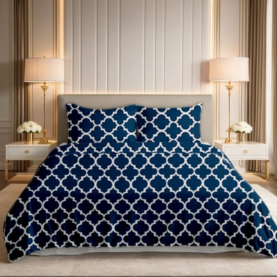 Premium Printed Bed Sheet Set - BM43
