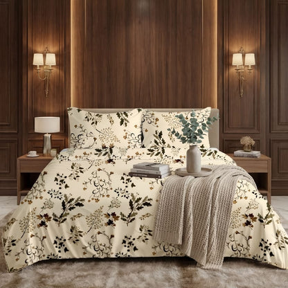Premium Printed Bed Sheet Set - BM39