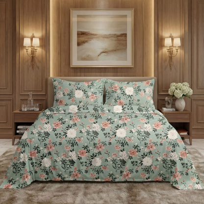 Premium Printed Bed Sheet Set - BM35