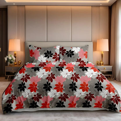 Premium Printed Bed Sheet Set - BM30