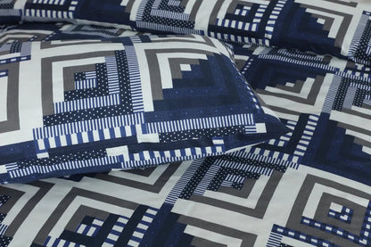 Premium Printed Bed Sheet Set - BM14