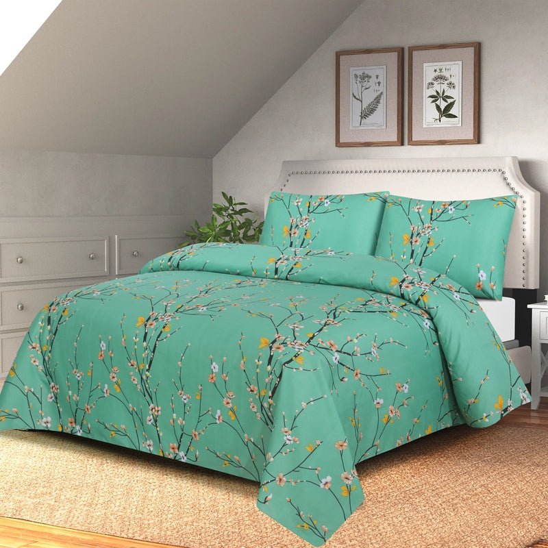 Premium Printed Bed Sheet Set - BM12