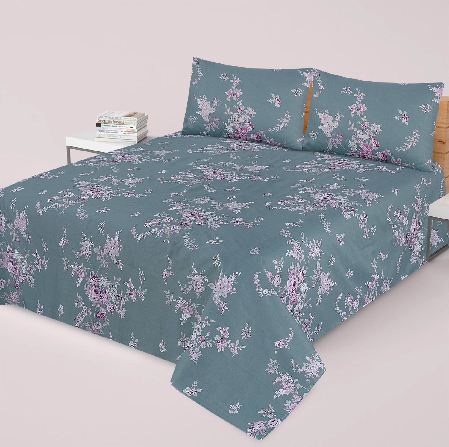 Premium Printed Bed Sheet Set - BM10