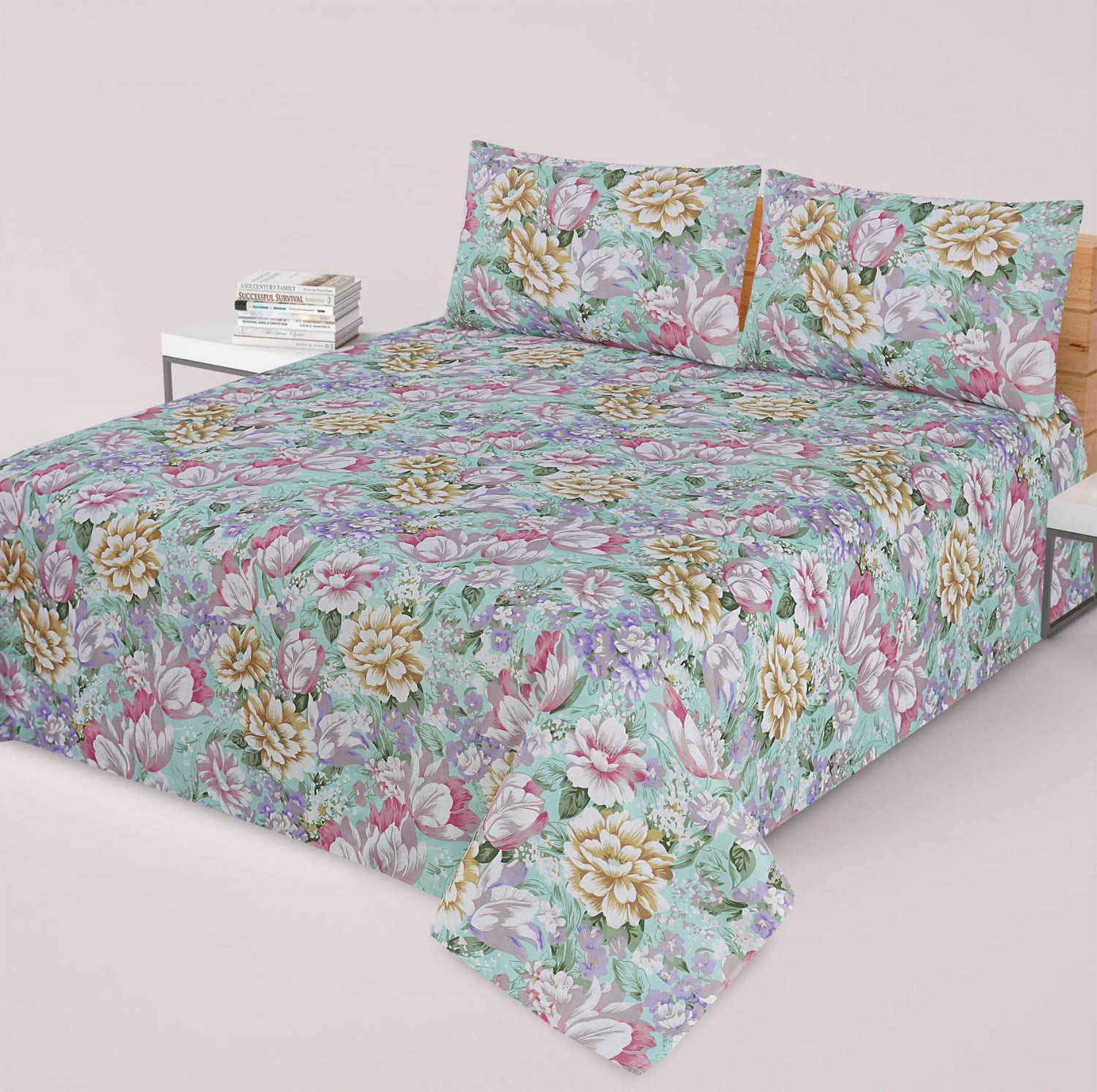 Premium Printed Bed Sheet Set - BM11