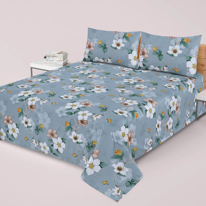Premium Printed Bed Sheet Set - BM09