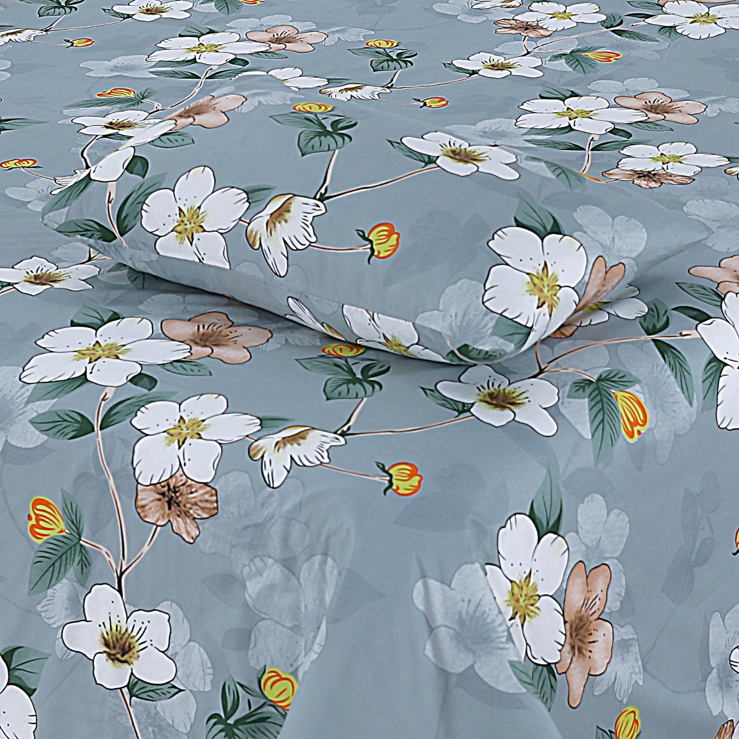 Premium Printed Bed Sheet Set - BM09